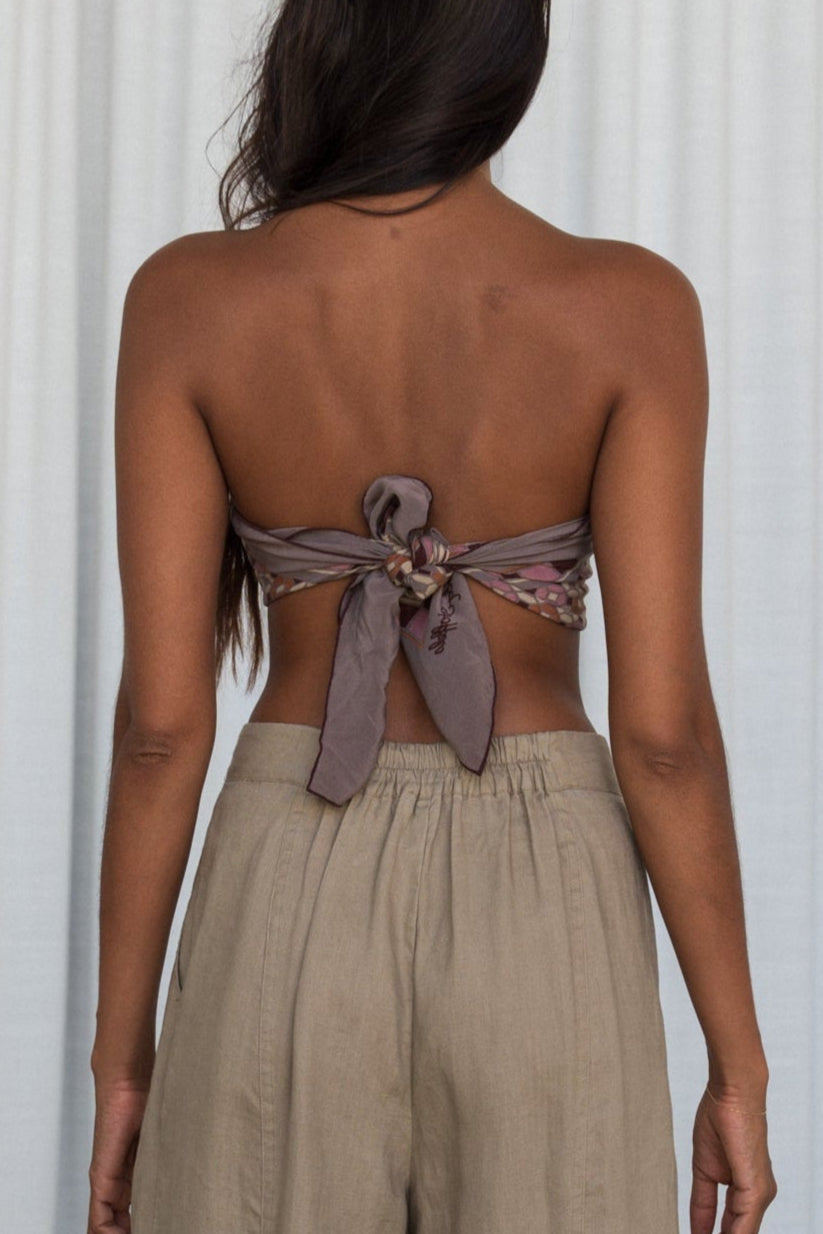 OLI TAUPE LINEN PANTS