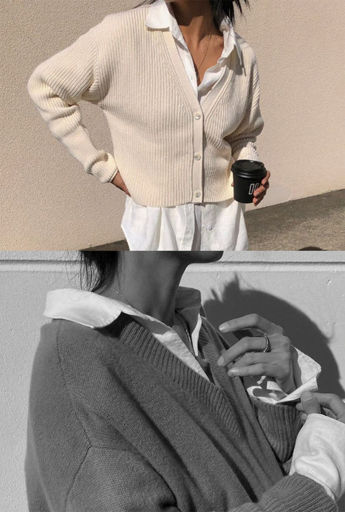 LILLY PILLY model wearing Bailey knit in Ivory